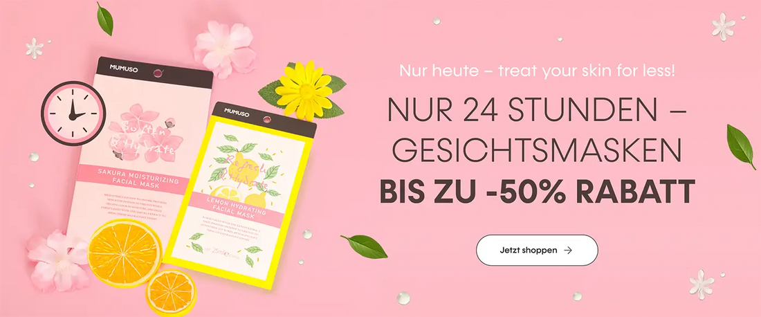 MUMUSO startet exklusiven Flashsale am 01.11. – Gesichtsmasken & Augenpads bis zu 50 % reduziert!