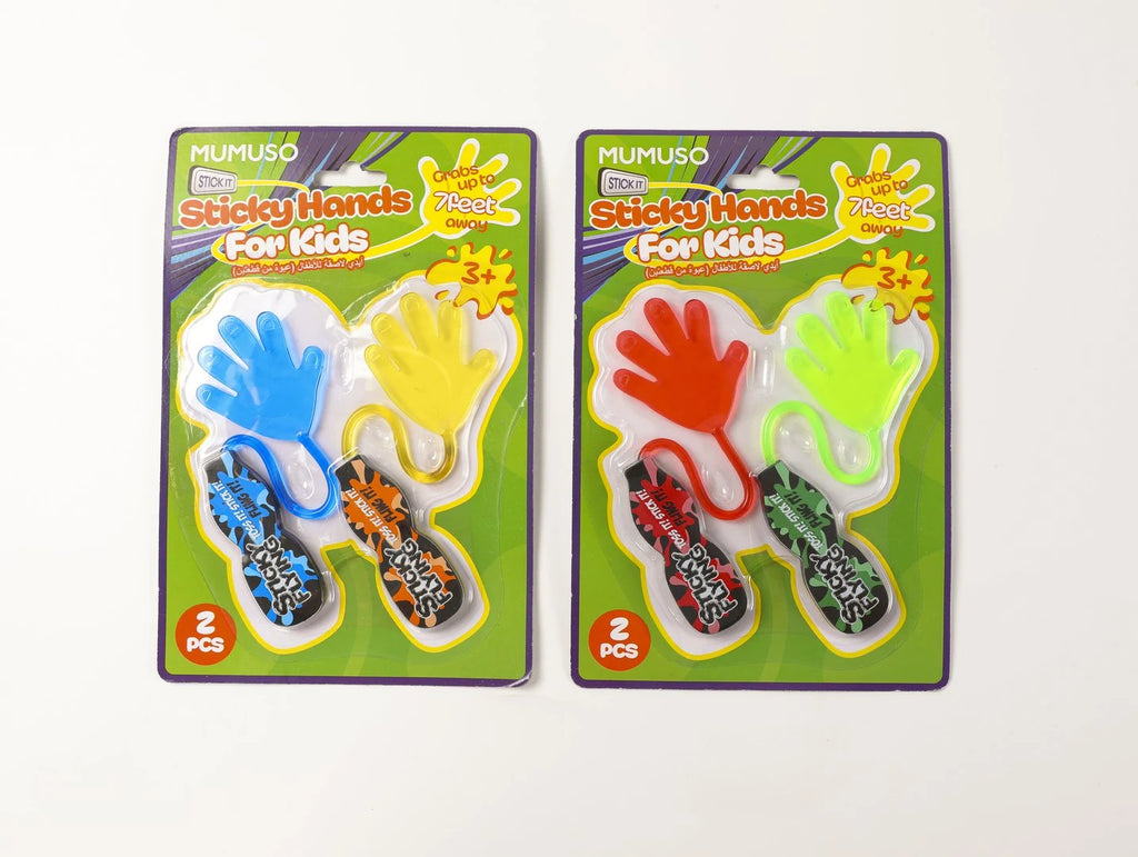 Klebrige Hände für Kinder Zweierpack Produktansicht