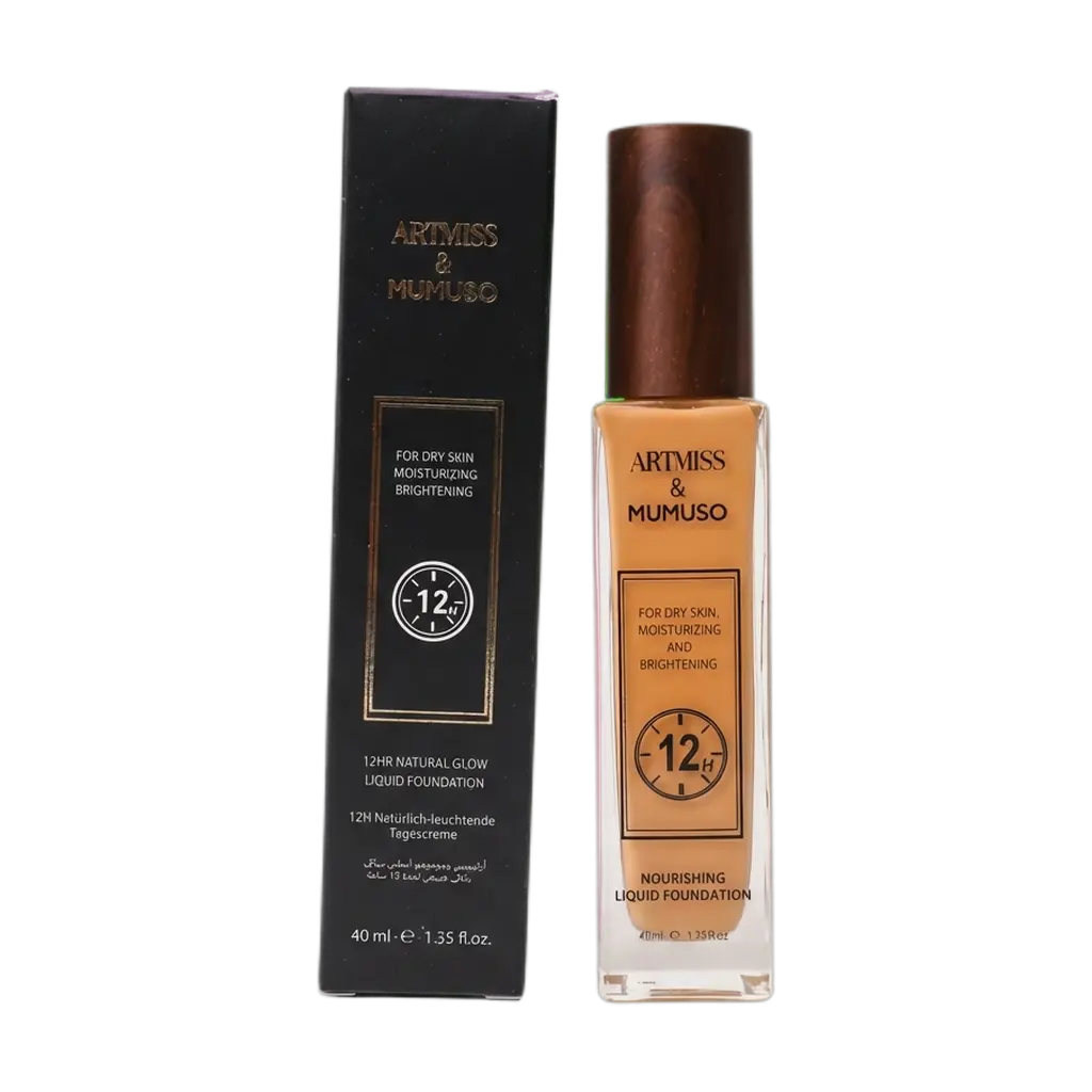 Natural Glow Liquid Foundation, 12h, 40ml, #04