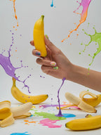 Handcreme mit Bananen-Design, 35 g (Gelb)