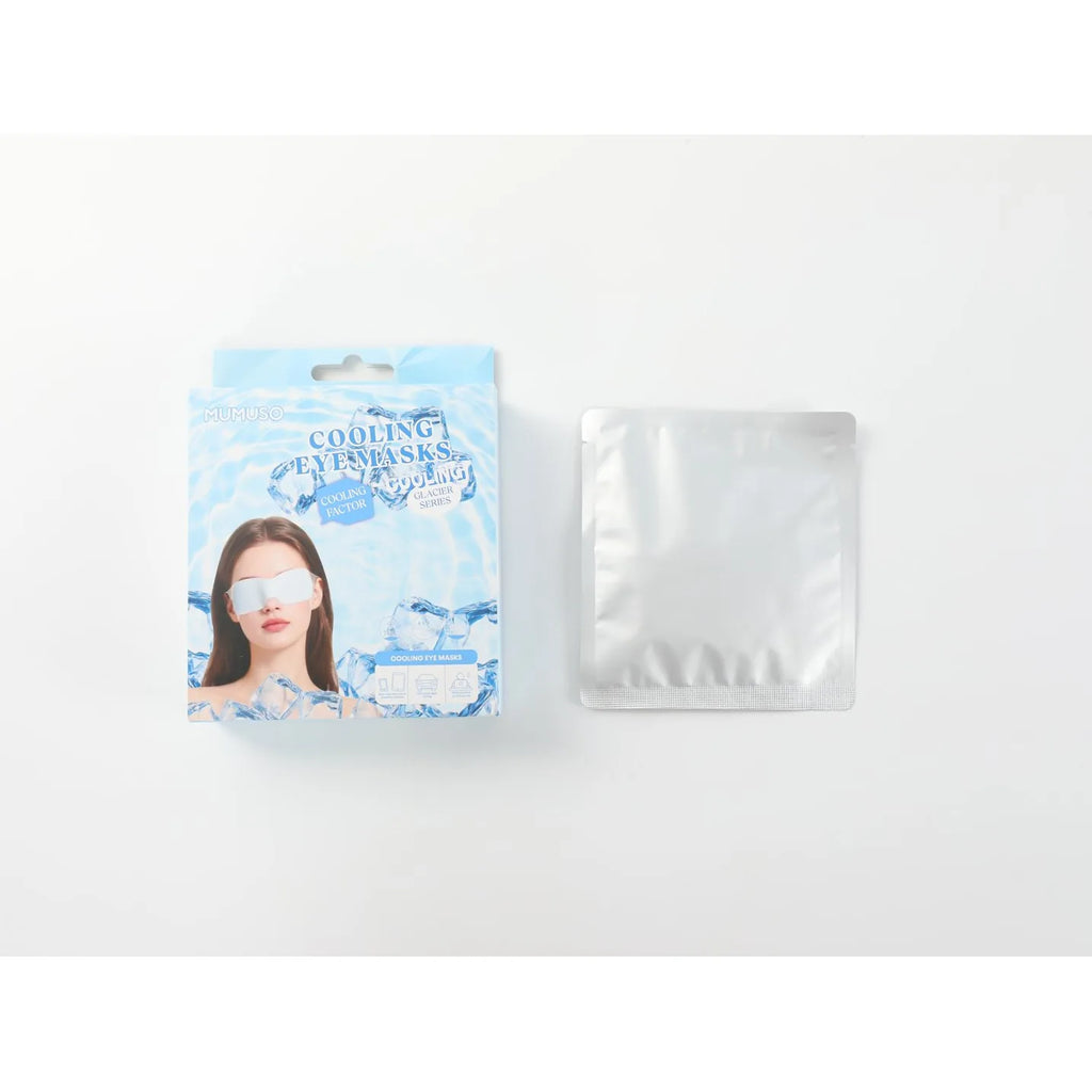 Glacier Kühlende Augenmasken im 5er Pack auf weißem Hintergrund