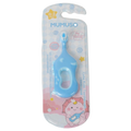 Niedliche Kinderzahnbürste für 0-2 Jahre (Blau/Rosa)