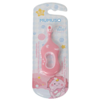 Niedliche Kinderzahnbürste für 0-2 Jahre (Blau/Rosa)