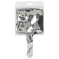 Handspiegel aus Kunststoff mit modernem Design (Silber)