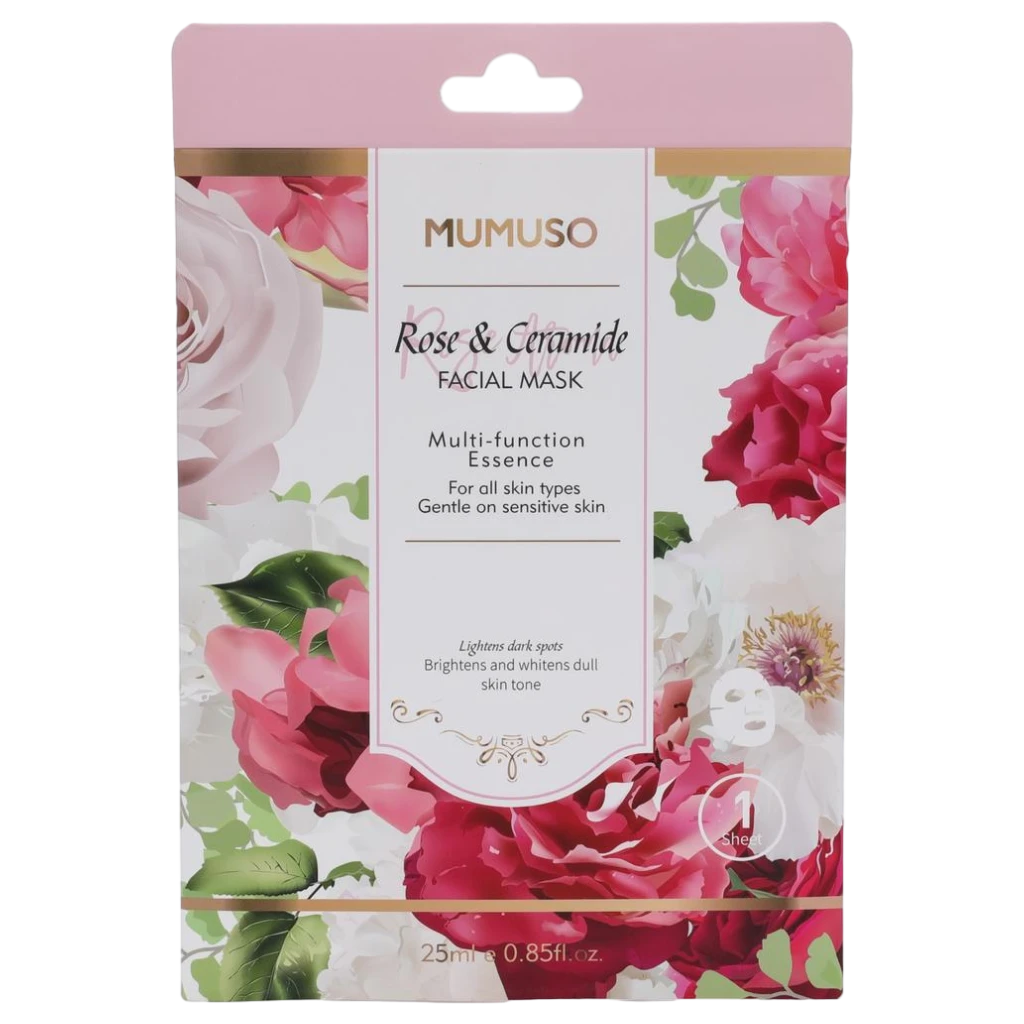 Gesichtsmaske mit Rose &amp; Ceramiden