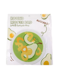 Rundes Mousepad mit Avocado-Design (Grün)