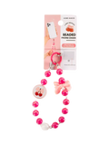 Perlen-Handykette mit Kirsch-Design für Smartphones (Pink)