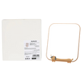 Tischspiegel mit Hund-Design, Standfuß (Braun)
