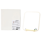 Kunststoff Standspiegel mit Hunde-Design (Beige)