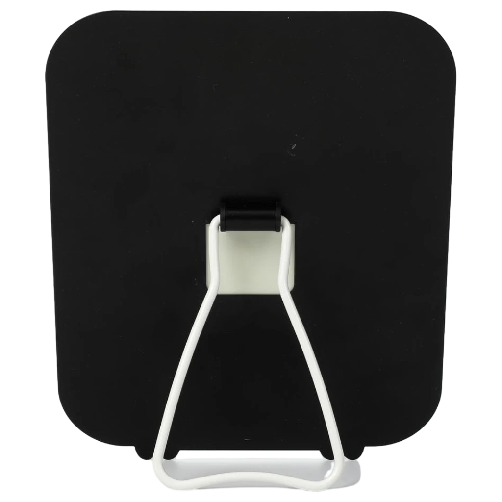 Standspiegel aus Glas mit Mouse-Design, ca. 20 × 20 cm (Schwarz)