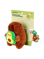 Plüschtier-Handyband mit Capybara-Design, Kollektion Avocado (Braun/Grün/Orange/Weiß)