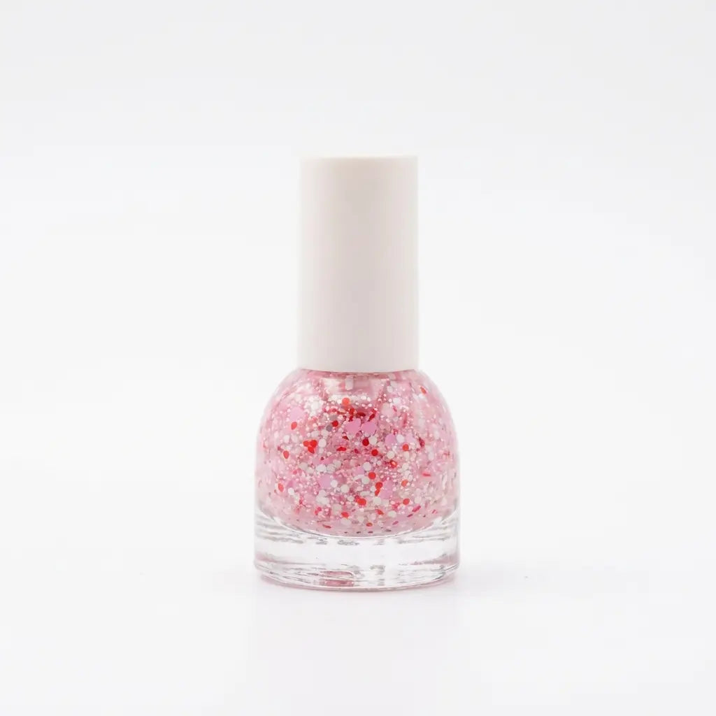 City Searching Time Nail Polish, #37 (Petals Glitter Pink)