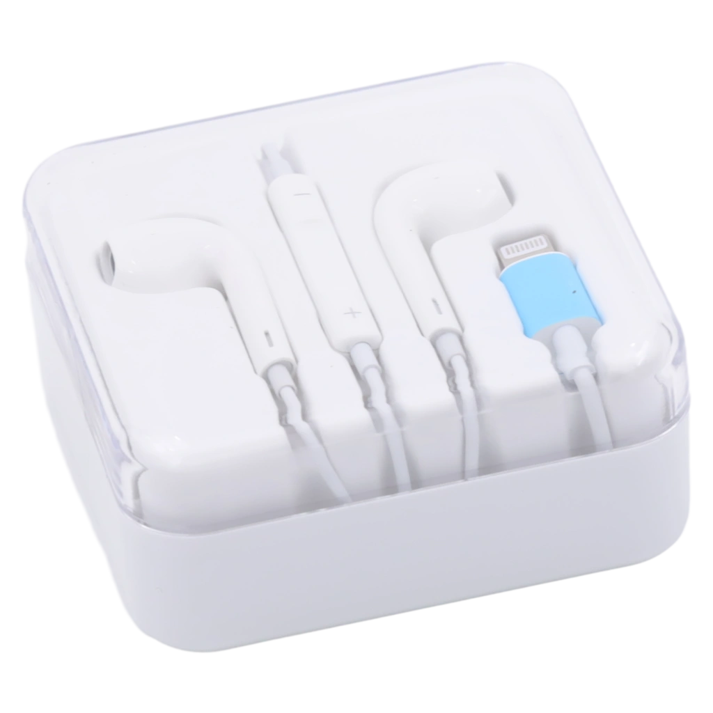 In-Ear-Kopfhörer mit Lightning-Anschluss aus ABS+TPE (Weiß)