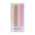 Nail File Set, 4psc., (Pink)