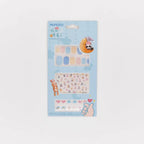 Nail Stickers Set For Kids #02 (Sleeping Moon)