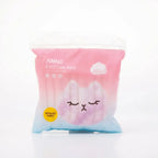 180 Wattepads im Beutel mit Katzen-Design (Pink/Weiß/Hellblau)
