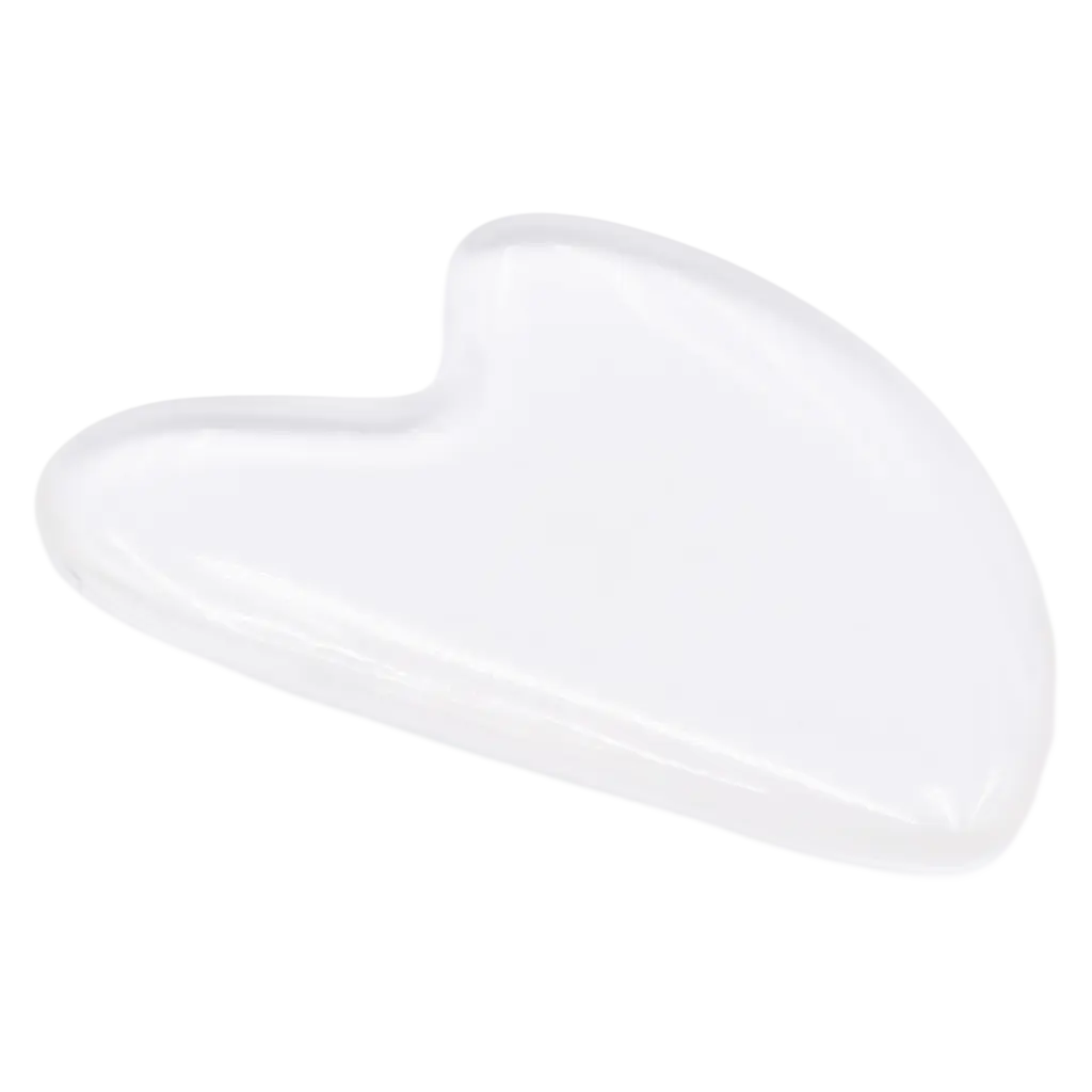 Ergonomisches Massage-Tool für Gesicht und Akupressur-Anwendungen (Transparent)