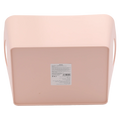 Großer Aufbewahrungskorb aus Polypropylen für Haushalt und Kleidung (Rosa)