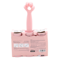 3-teiliges Fusselfroller-Set mit Katzentatzen-Design (Rosa)