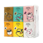 18er-Pack Feuchttücher aus natürlichem Zellstoff, 290 g (Mehrfarbig)