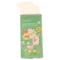 Spiral-Stickerbuch mit Tier-Design, 50 Blatt (Grün)