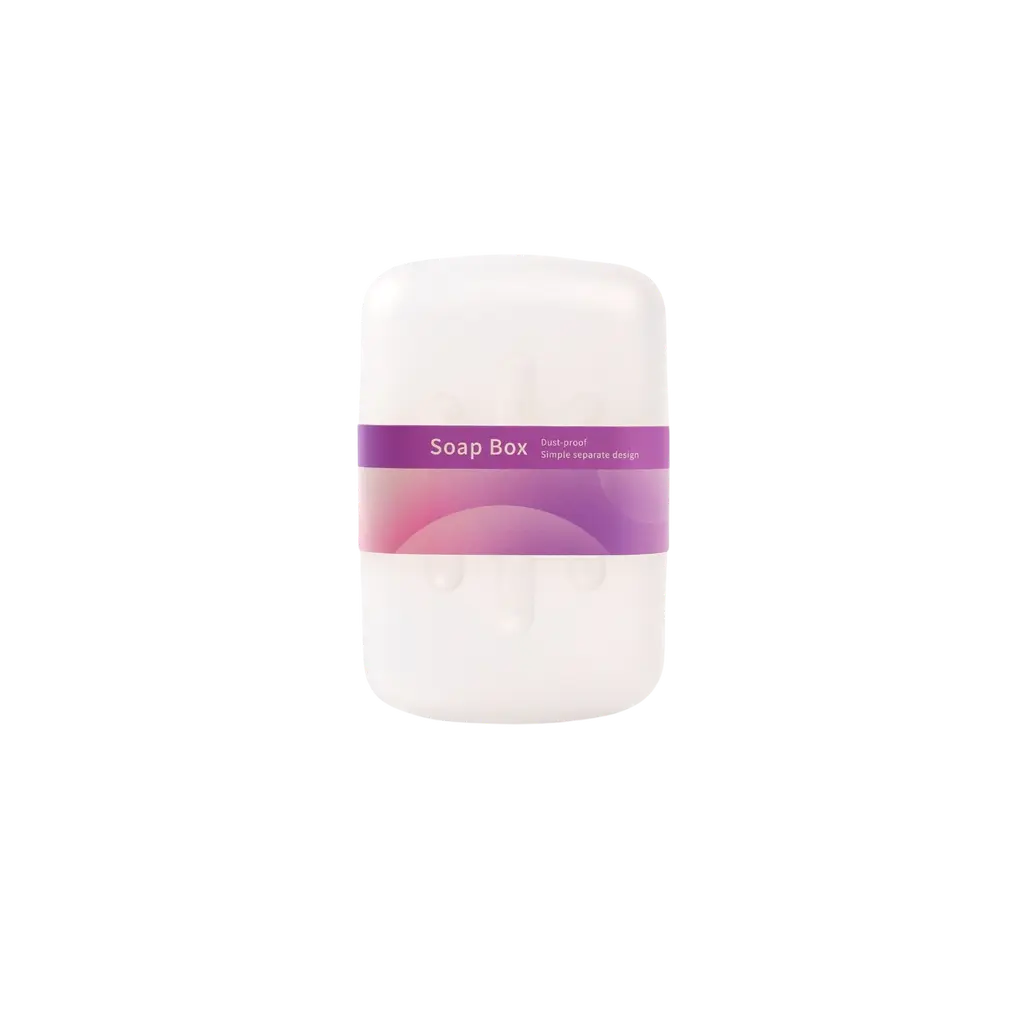 Tragbare Seifenbox, Kunststoff (Transparent)