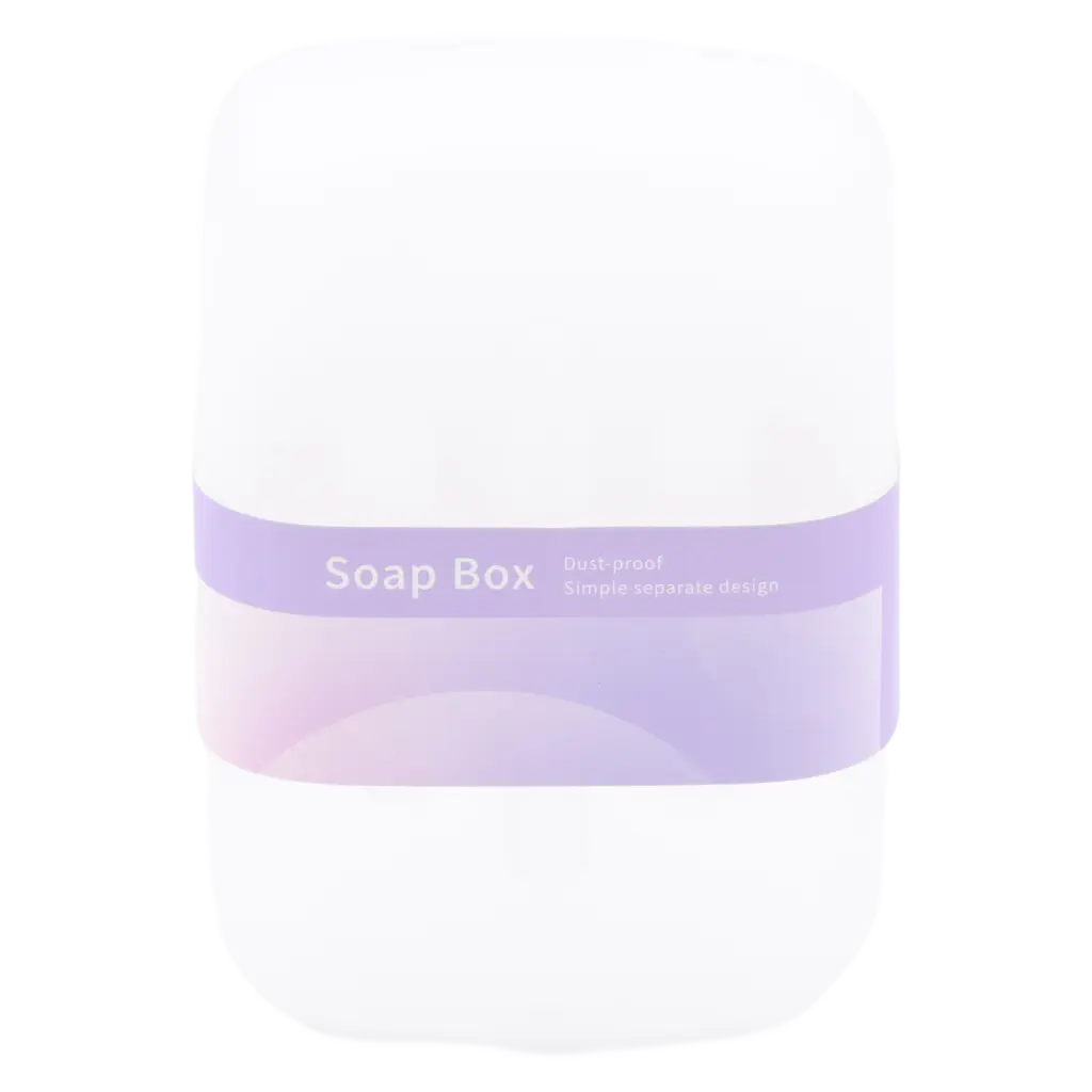 Tragbare Seifenbox, Kunststoff (Transparent)