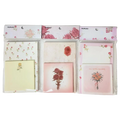 Notizblock-Set mit Rosen-Design, Klebezettel (Gelb/Rosa/Weiß/Mehrfarbig)