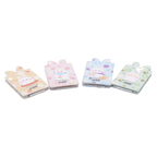 Klappbarer Taschenspiegel aus Polyurethan und Glas mit Kaninchen-Design (Beige/Rosa/Hellblau/Grau)