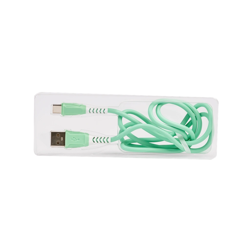 USB-C-Ladekabel aus TPE, 1 m (Grün)
