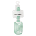 Kunststoff-Haarbürste mit ergonomischem Griff (Mint)