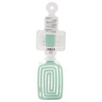 Kunststoff-Haarbürste mit ergonomischem Griff (Mint)