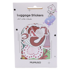 Sticker-Set aus PVC mit buntem Print für Koffer, Laptop und Hefte (Mehrfarbig)