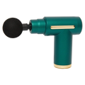 Mini Massagepistole mit 4 Aufsätzen, 1800 mAh Akku (Grün)