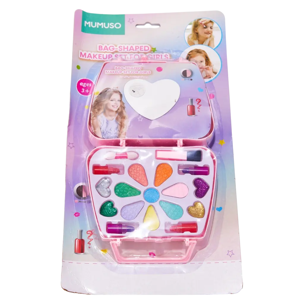 Kinderschminke Set im Taschen-Design, Schminkspielzeug für Kinder (Mehrfarbig)