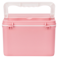Doppelstöckige Medikamentenbox zur Aufbewahrung, zweilagig (Rosa)