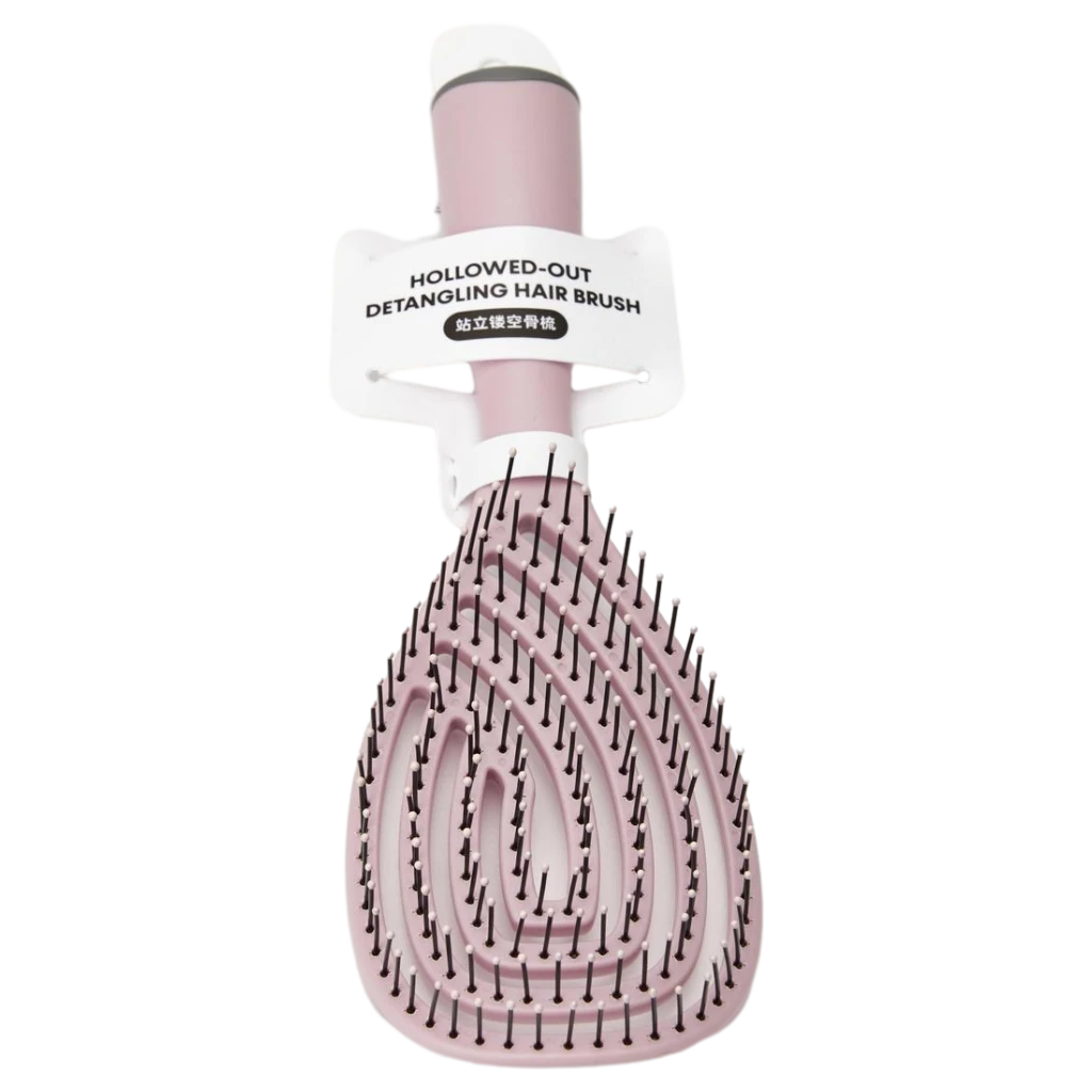 Entwirrbürste aus Kunststoff, hohlstrukturiert (Rosa)