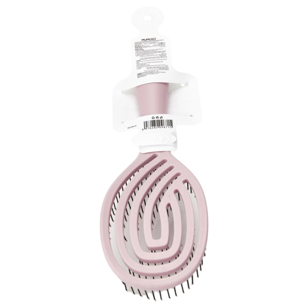 Entwirrbürste aus Kunststoff, hohlstrukturiert (Rosa)