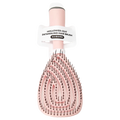 Hohlstruktur-Haarbürste aus Kunststoff zum Entwirren, ergonomisch (Rosa)