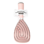 Hohlstruktur-Haarbürste aus Kunststoff zum Entwirren, ergonomisch (Rosa)