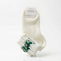 3er-Pack Damen Sneakersocken mit Avocado-Design (Weiß)