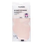 3D Schlafmaske mit seidig-glatter Oberfläche, ergonomische Form (Pink)
