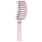 Flexible Entwirrbürste aus Kunststoff für alle Haartypen (Rosa)