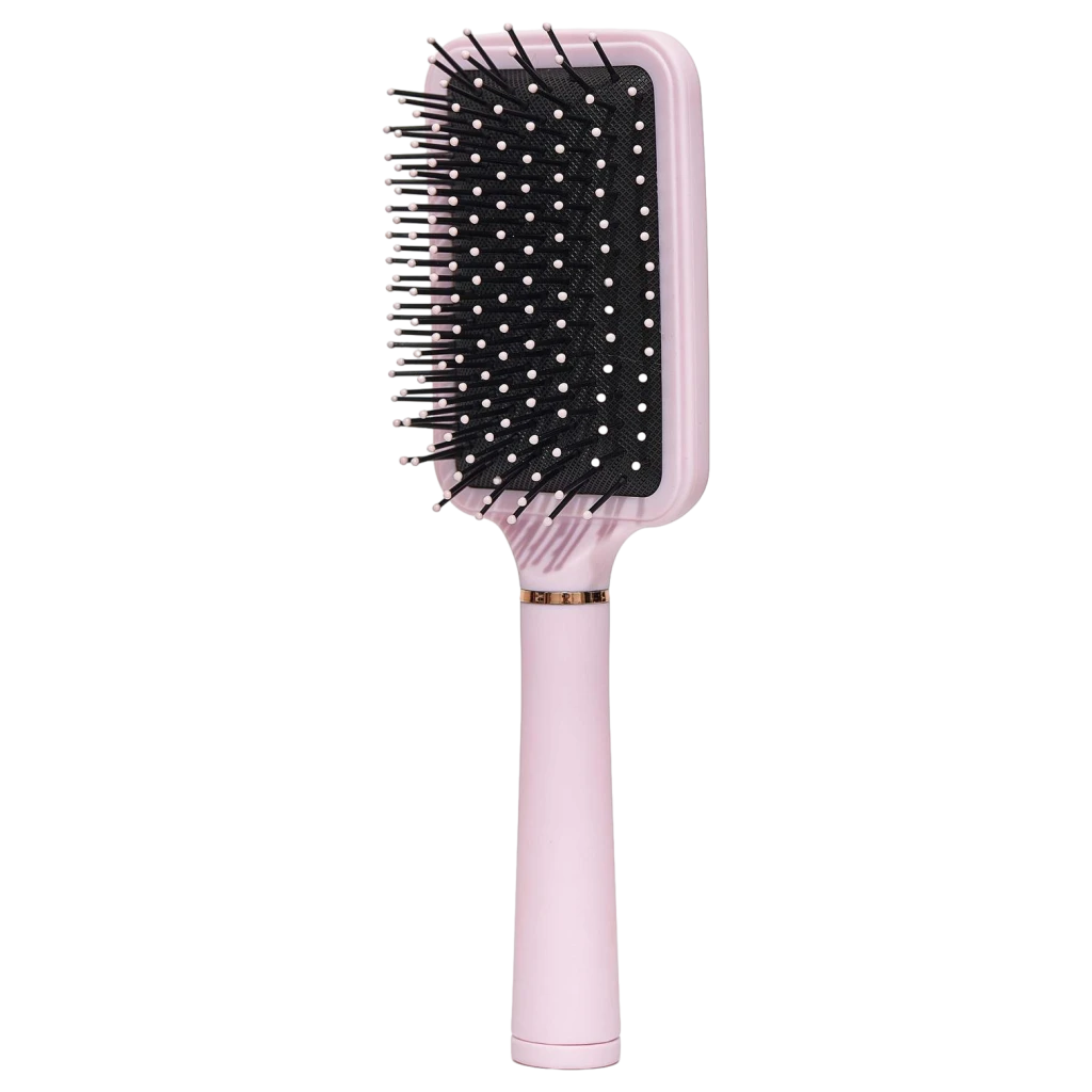 Paddle-Haarbürste aus Kunststoff, groß (Rosa)