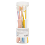 10er-Pack Zahnbürsten mit weichen Borsten (Rosa/Blau/Lila/Gelb/Weiß)