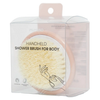 Handliche Duschbürste für den Körper zur Hautreinigung (Beige)