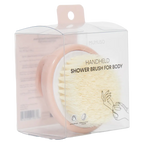 Handliche Duschbürste für den Körper zur Hautreinigung (Beige)