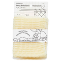 Langes Peeling-Waschtuch aus Polyester zur Körperpflege (Creme)
