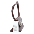 Trapezförmige Umhängetasche für Damen, kompakte Schultertasche (Dunkelkhaki)