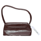 Trapezförmige Umhängetasche für Damen, kompakte Schultertasche (Dunkelkhaki)